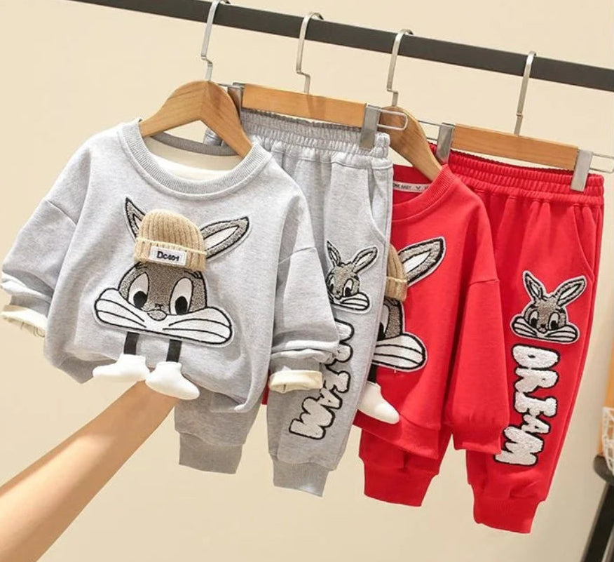 ! Unisex Warm Bunny Sweater & Broek Set (2-Delig)