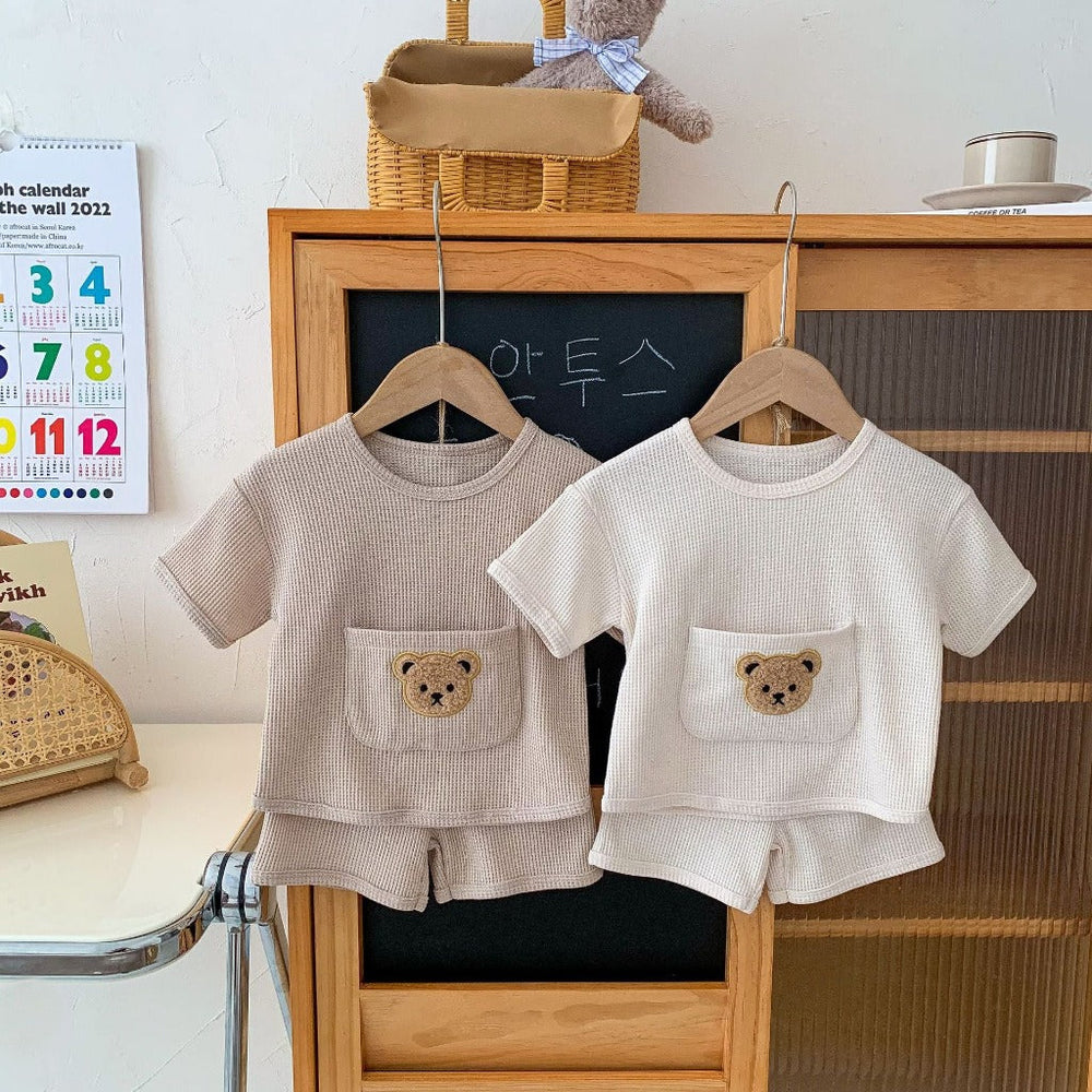 ! Baby & Peuter 2-Delige Soft Cotton Bear Set