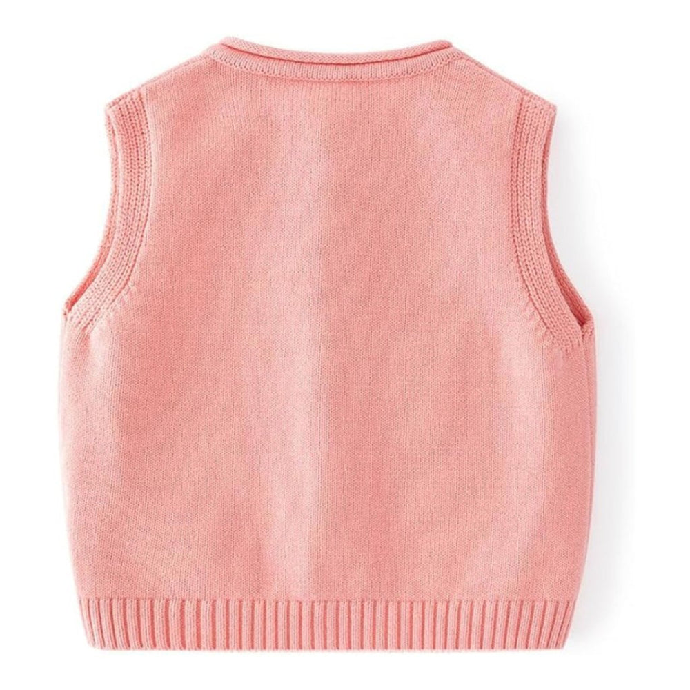 ! Rabbit Ears Baby Vest van 100% Gebreid Katoen
